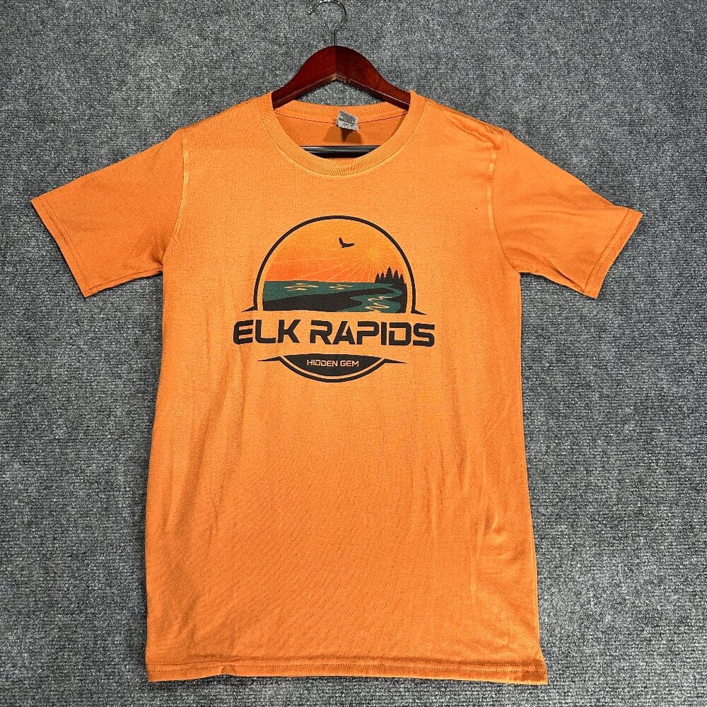 Gidan Performance Elk Rapids T Shirt Mens Size Small 100% ployester